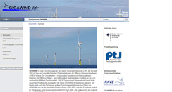 Desktop Screenshot of gigawind.de