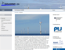 Tablet Screenshot of gigawind.de
